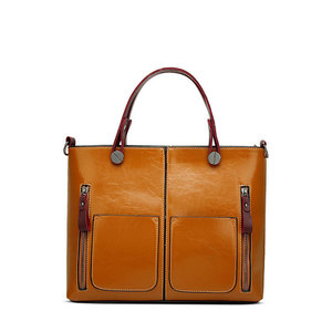 Borsa a Mano in Vera Pelle di Alta Qualità per <span class=keywords><strong>Donna</strong></span>, Stile Classico Britannico, <span class=keywords><strong>Marca</strong></span> di Design - Product Image 1