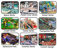 Dream Catch Custom 150 Sqm Kids Adults Adventure Park Aire de jeu commerciale souple Aire de jeux intérieure Toboggan en plastique