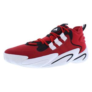 Scarpe da basket unisex Adidas SM BYW Select NCAA Rosse Bianche Nere - Product Image 5