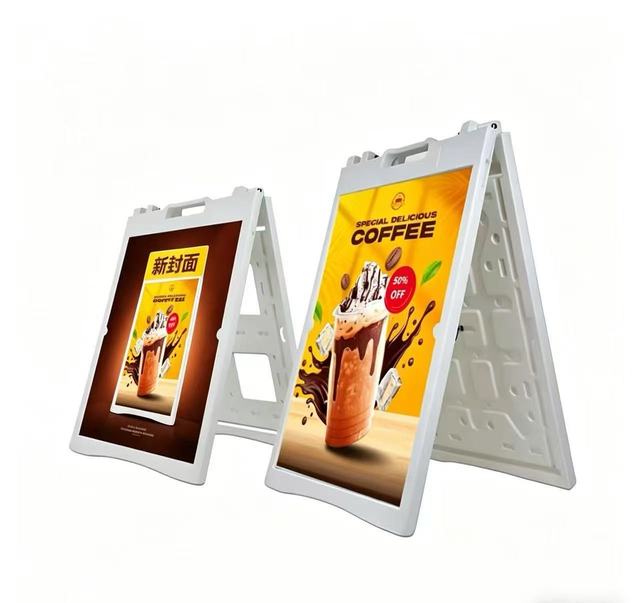 Portable Strong Anti-wind A-frame Sign Waterproof Water Injection Base for Outdoor/Indoor Advertising Promotions Plastic Board