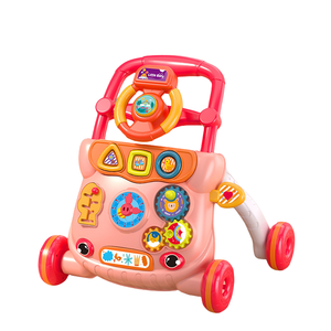 Trotteur pour bébé infantile <span class=keywords><strong>voiture</strong></span> de poussée en plastique multifonctionnelle pour enfants avec son léger bébé jouets de marcheur anti-renversement pour enfants - Product Image 6