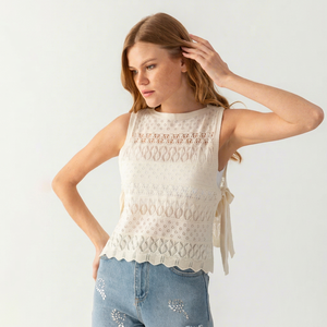Pull Poncho Ajouré Noir - Product Image 1
