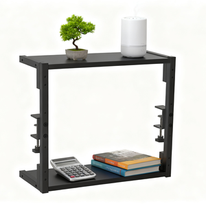 <span class=keywords><strong>CHICON</strong></span> Standing Clamp-On Metal Single Tier Desk Organizer Estantería Soporte para dispositivos de juego Almacenamiento de joyas-Multifunción - Product Image 6