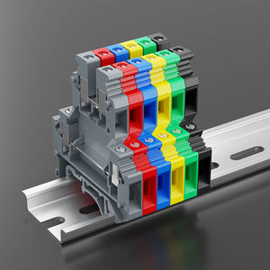 YHKJ UKK3/<span class=keywords><strong>5</strong></span> Bloque <span class=keywords><strong>de</strong></span> terminales <span class=keywords><strong>de</strong></span> riel <span class=keywords><strong>de</strong></span> doble capa MBKKB2.<span class=keywords><strong>5</strong></span> 3N Combinado UK Universal Terminal Strip 2,<span class=keywords><strong>5</strong></span>-4mm - Product Image 6