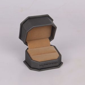 Edream EDSHH-009 - Caja de Joyería Cuadrada de Cuero PU Hecha a Mano, Linda y Elegante, con Tapa, Personalizable, para Anillos, Pendientes, Colgantes, Pulseras y Brazaletes - Product Image 3