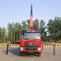 Nouveau dongfeng sany 12 tonnes grue camion monté palfinger camions à benne basculante grue montée chine euro3