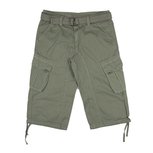Pantalones Cortos Cargo de Lona Deportivos Casuales para Hombre, Diseño Personalizado, Patrón Sólido, Pantalones Cortos de Verano de Alta Calidad, Transpirables, Largos hasta la Rodilla - Product Image 6