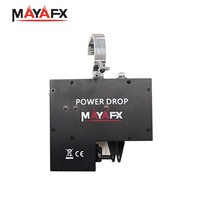 Crochet de levage électrique MAYAFX connecté par câble pour système de descente de rideaux de scène, interfaces DMX/ALIMENTATION, capacité de charge 10 kg