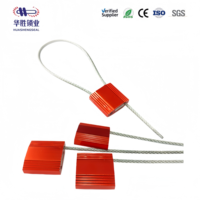 Sceau de câble inviolable en alliage d'aluminium haute sécurité personnalisé Huasheng HS-CS 3002 pour conteneurs ferroviaires et navires-citernes
