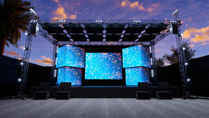 จอ LED ให้เช่าแบบกำหนดเองได้ มาตรฐาน IP65 สีสันสดใส ใช้งานได้ทั้งภายในและภายนอกอาคาร ความคมชัดสูง ติดตั้งรวดเร็ว ตู้แบบหล่อขึ้นรูป สำหรับคอนเสิร์ต ดีเจ งานแต่งงาน และงานอีเว้นท์ต่างๆ - Product Image 4