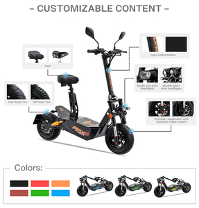 สกู๊ตเตอร์พับได้ 3000W 60V สำหรับผู้ใหญ่  ทรงพลังและรวดเร็ว - Product Image 2