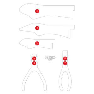 KS TOOLS-812,0007-97 Inserto de espuma vacío para 812,0007-EAN 4042146860854 TALLERES DE ROTACIÓN BANDEJAS VACÍAS - Product Image 1