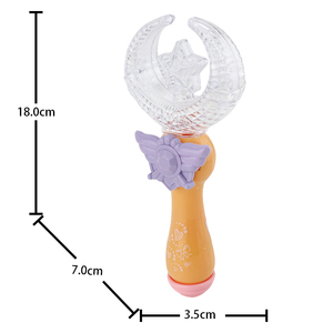 <span class=keywords><strong>3</strong></span> styles de baguettes magiques lumineuses LED pour princesses, jouet féerique, bonbon lumineux - Product Image 6