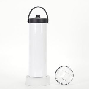 Taza Térmica de 20oz para Sublimación con Pajita, Acero Inoxidable 304, para Oficina y Conducción, Personalizable con Transferencia de Calor, Taza en Blanco - Product Image 4