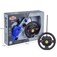 Mini voiture de course RC style Formule 1, 4 canaux, 27 MHz, télécommandée, emballage en boîte, rouge et bleu mélangés, vente en gros pour cadeau d'enfant