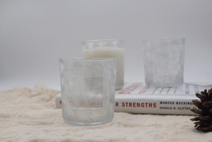 <span class=keywords><strong>Bougeoir</strong></span> décoratif en verre à motif fin, chandelier à votif en verre pour décoration de mariage, offre spéciale 1 pièce - Product Image 4
