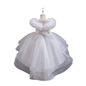Niñas fiesta elegante niños niña boda tutú <span class=keywords><strong>vestido</strong></span> en capas dama de honor comunión Navidad - Product Image 5