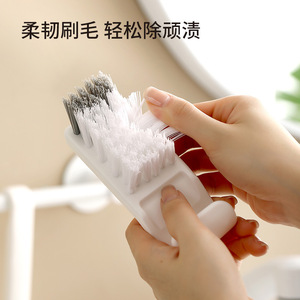 FaSoLa Crevice Brush Nylon Bristles Hangable Bathroom Cleaning Tool - Product Image 3