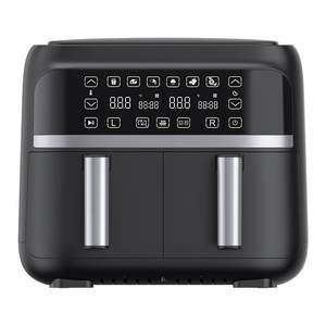 Aifa Friteuse à <span class=keywords><strong>air</strong></span> double zone avec double <span class=keywords><strong>chambre</strong></span> Friteuse à <span class=keywords><strong>air</strong></span> de 8L <span class=keywords><strong>2</strong></span> paniers avec fenêtre de visualisation Four friteuse numérique à <span class=keywords><strong>air</strong></span> double sans huile - Product Image 5