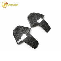 Couverture de dossier de siège en fibre de carbone forgée G82 pour BMW M3 G80 G83 M4 M8 F91 F92 F93 F97 F98 X3M X4M, garnitures intérieures automobiles en carbone sec véritable