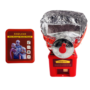 Penutup Kepala Anti Asap Darurat untuk Keselamatan Kebakaran, Masker Pelindung Kebakaran, Peralatan Perlindungan Kebakaran untuk Petugas Pemadam Kebakaran - Product Image 1