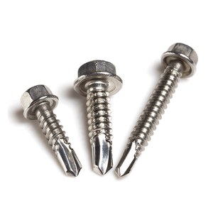 ผู้ผลิตสกรูหลังคาสแตนเลส 304 SS316 Inox 410 แบบกำหนดเอง ได้รับเครื่องหมาย CE สำหรับงานขึ้นรูปโลหะแผ่น บริการ OEM - Product Image 1