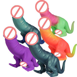 Dinosaurier Monster Realistischer Dildo Mit Starkem Saugnapf Silikon Anal Dildos Flexibler Schwanz Sexspielzeug Für Frauen - Product Image 1