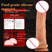 Venta al por Mayor de Consoladores de Silicona Realistas de Gran Tamaño y Ultra Largos, Imitación de Pene Real y Falso, Masturbador de Inserción Manual