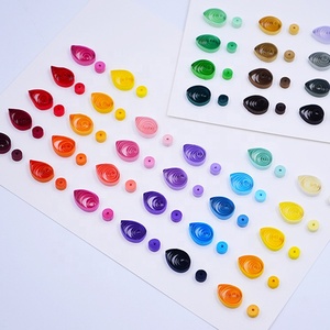 Juego de papel de filigrana OEM de alta calidad al por mayor para bricolaje 0,3*39cm 100 hojas/paquete de filigrana de papel multicolor para manualidades Diy - Product Image 5
