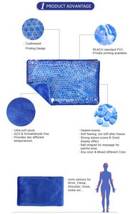 Compresa de Gel Reutilizable para Terapia, Compresa Fría/Caliente con Perlas de Gel para la Espalda, para la Recuperación Postoperatoria y el Alivio del Dolor - Product Image 3