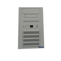 Boîtier PC industriel mural, châssis mini-ITX intégré, design compact sans ventilateur pour l'automatisation industrielle