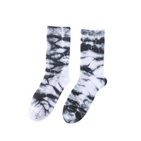 Chaussettes d'hiver unisexes en coton spandex à blocs de couleurs de haute qualité Style de la mode de rue Design tricoté respirant Logo personnalisé Taille unique