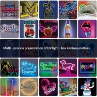 Enseigne lumineuse LED décorative murale personnalisée transfrontalière pour logo commercial, bar, ligue de rugby, néon éclairé