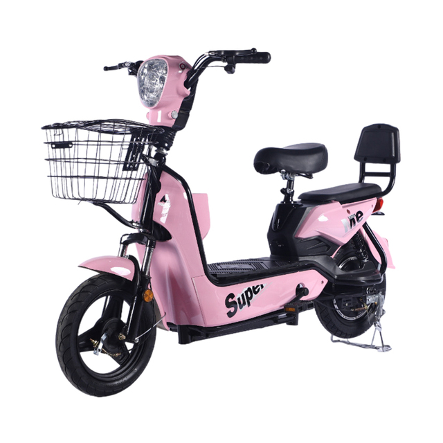 14inch Fashion Double Electric Bicycle Factory Direct Sales Electric Scooter 48v 350w Power Electric City Bike Electric Bike