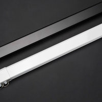 Système de rail de rideau silencieux en aluminium de haute qualité, design moderne, construction solide, longueur de 5 m pour la décoration de la chambre à coucher