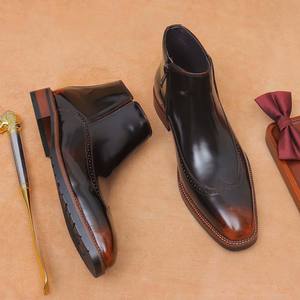 Nouvelle Tendance – Chaussures Homme en Cuir Véritable Brillant, Style Britannique Sportif Décontracté, à Enfiler, Légères, Antidérapantes et Respirantes pour l'Automne - Product Image 2