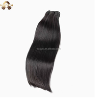 Paquete de Cabello Humano Virgen Crudo Sin Procesar, Cabello Virgen Camboyano con Cutícula Alineada 15A, Sin Enredos, Sin Caída, Doble Trama