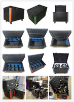 Amplificateur de puissance professionnel Dragonstage PE Dj Mixer Égaliseur 1u Flightcase Noir Certifié CE/FCC Nouveau matériau