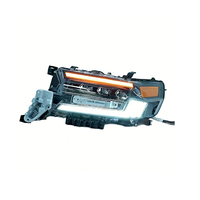 Ensemble de phares LED à 3 projecteurs pour Toyota Land Cruiser LC200 16-21, avec feux de jour dynamiques à double séquence et clignotants dynamiques