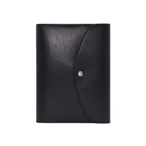 SY358 Soft File Folder Organizer PU Leather Presentation Portfolio Product A4 Leather Documents File