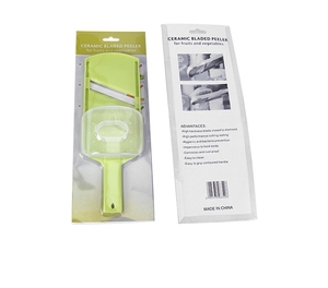 Pelapatate Manuale con Lame in Ceramica e Manico in Plastica, Multifunzione <span class=keywords><strong>per</strong></span> Uso Domestico in Cucina, Facile da <span class=keywords><strong>Pulire</strong></span> - Product Image 5