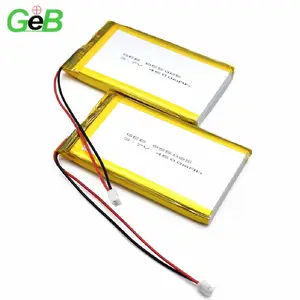 Geb Oem 855085 3.7V 4100Mah Lithium Polymeer Batterij Met Bms Voor Anti-Rimpel Machine Oplaadbare Platte Cel 4000Mah 855085 3.7V
