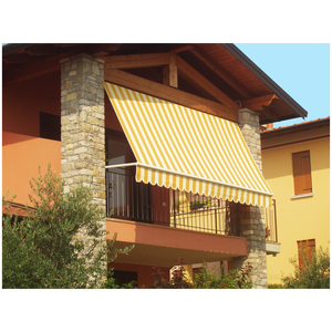 Drop awnings 300x250 cm-สีเหลือง/ขาวเปลี่ยนเครื่องมือหมวดหมู่ผู้จัดจำหน่ายอิตาลี - Product Image 1
