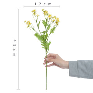 Simulierte Blumensträuße mit einzelnen kleinen Gänseblümchen für Heimdekoration, Festgeschenke und Tischdekoration - Product Image 2