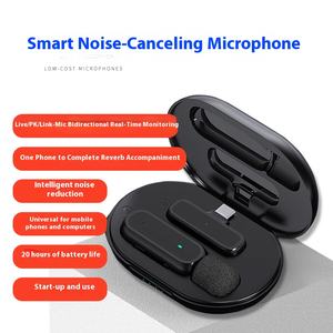 OEM personalización K60/K61 moderno escenario micrófono inalámbrico tipo C recargable Cancelación de ruido violín corbata acordeón entrevista - Product Image 6