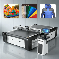 Machine de découpe automatique CNC pour raquettes de tennis, vêtements de randonnée, bâches en PVC, matériaux en caoutchouc, découpeuse numérique à plat