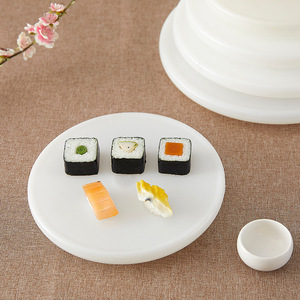 Plateau à glace japonais pour sushis, couleur blanche unie, SL-120-2, pour repas d'hôtel - Product Image 3