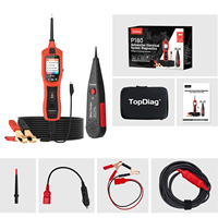 TOPDIAG P180 Power Probe, testeur de circuit 12-24V, diagnostic universel des systèmes électriques des véhicules, test de batterie, 1 an pour toutes les voitures
