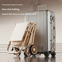 Nouvelle poussette pour bébé de plus de 3 ans, cadre en alliage d'aluminium, légère, pliable, design à vue dégagée
