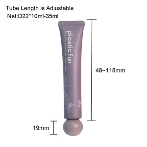 Envase Cosmético Personalizado Premium <span class=keywords><strong>Kiko</strong></span>: Tubo de Plástico con Punta de Aguja para Café, Botella con Punta Negra - Product Image 2